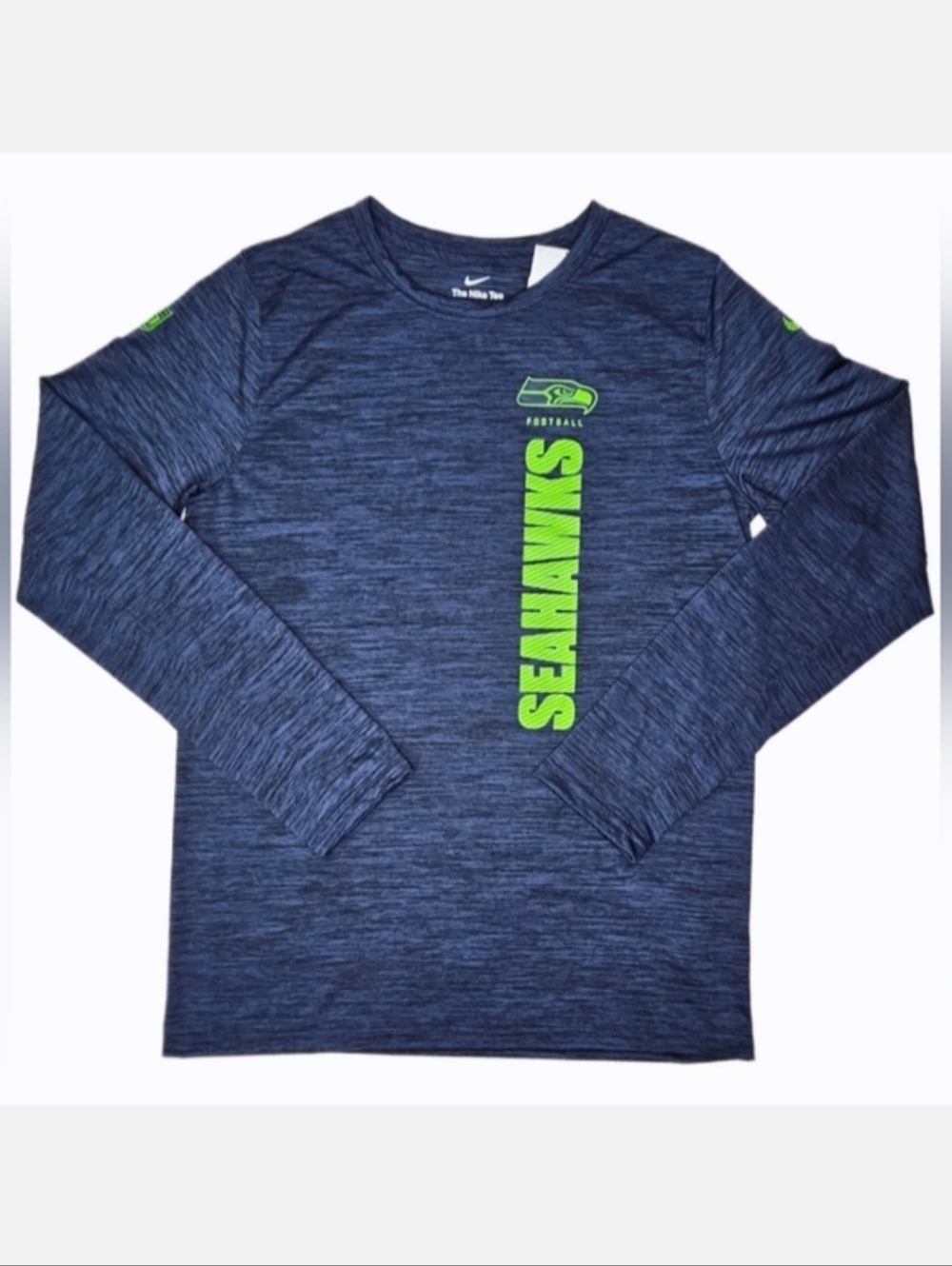 NWT Nike Youth Dri-Fit Long Sleeve Crew Neck Tee Blue Size XL 18/20